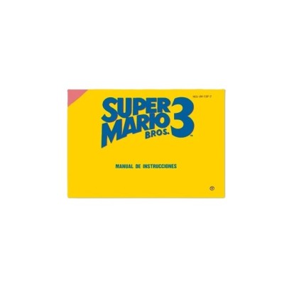 MANUAL SUPER MARIO BROS 3 NES PAL ESP