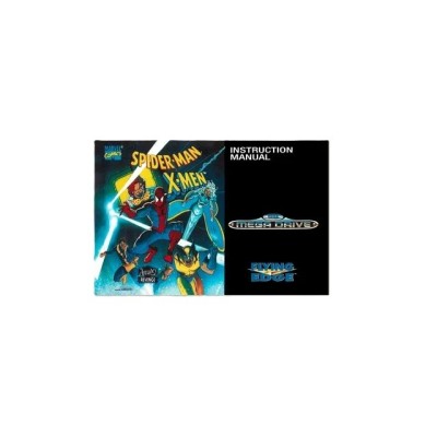 MANUAL MEGA DRIVE SPIDER-MAN X-MEN PAL EUR