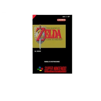 MANUAL SNES ZELDA A LINK TO THE PAST PAL ESP