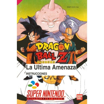 MANUAL SNES DRAGON BALL ULTIME MENACE PAL ESP