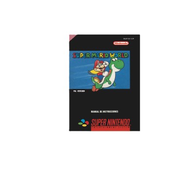 MANUAL SNES SUPER MARIO WORLD PAL ESP