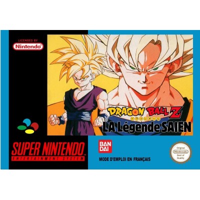CAJA DRAGON BALL LA LEYENDA DE SAYEN SNES PAL ESPAÑOL