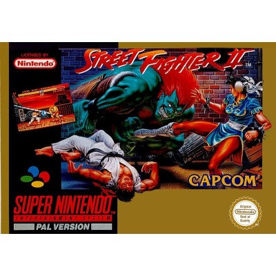 CAJA STREET FIGHTER 2 SNES PAL ESPAÑOL