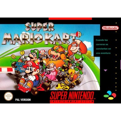 CAJA SUPER MARIO KART SNES PAL ESPAÑOL