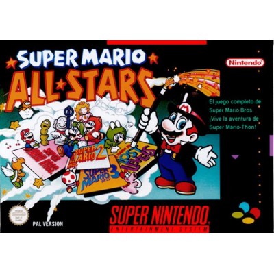 CAJA SUPER MARIO ALL STARS SNES PAL ESPAÑOL