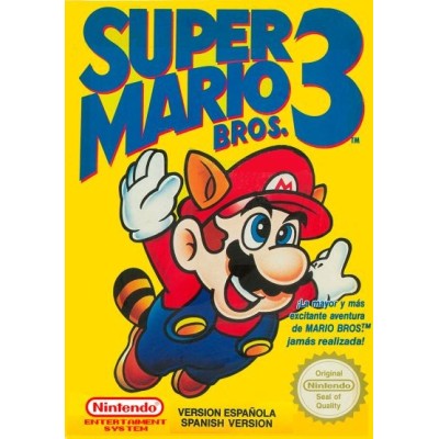 CAJA SUPER MARIO BROS 3 NES PAL ESPAÑOL