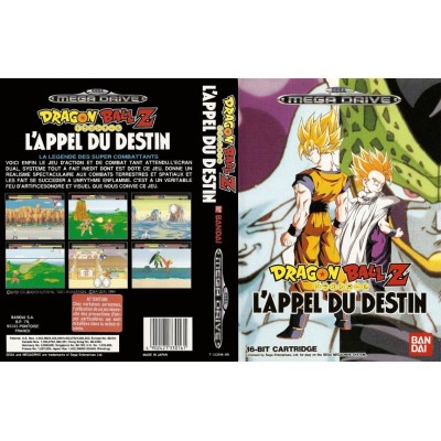 CARÁTULA DRAGON BALL Z MEGA DRIVE PAL