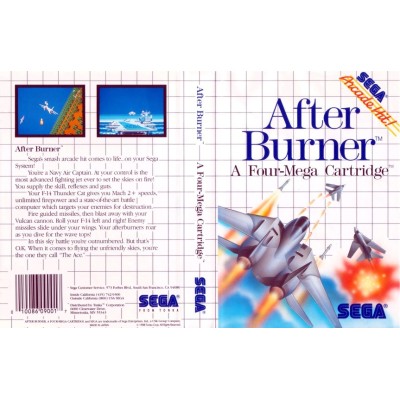 CARÁTULA AFTER BURNER MASTYER SYSTEM PAL