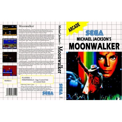 CARÁTULA MICHAEL JACKSON'S MOONWALKER MASTER SYSTEM PAL