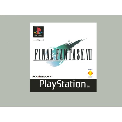 MANUAL PS1 FINAL FANTASY VII PAL ESPAÑOL