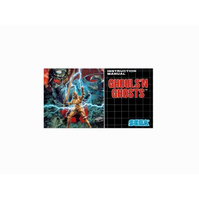 MANUAL MEGA DRIVE GHOULS'N GHOSTS PAL EUR