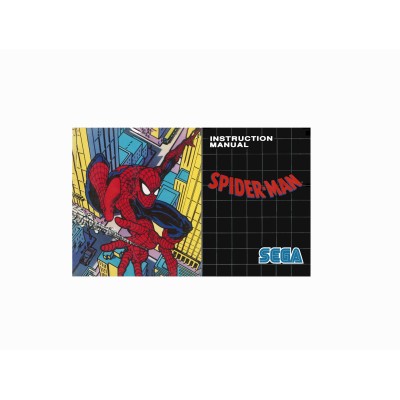 manual mega drive spider-man