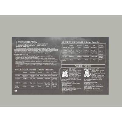 MANUAL MEGA DRIVE MORTAL KOMBAT 2
