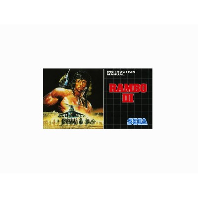 MANUAL MEGA DRIVE RAMBO III