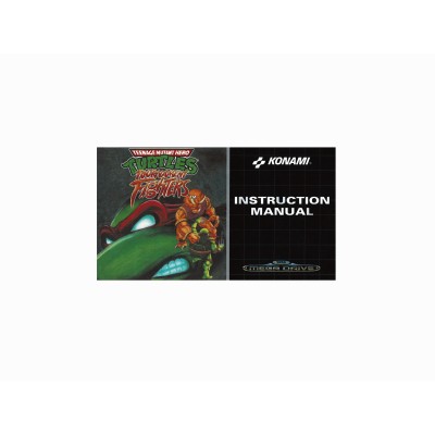 MANUAL MEGA DRIVE TURTLES TOURNAMENT FIGHTERS