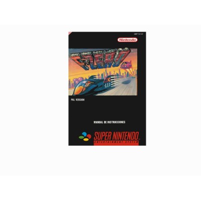 MANUAL F-ZERO SUPER NINTENDO (SNES)