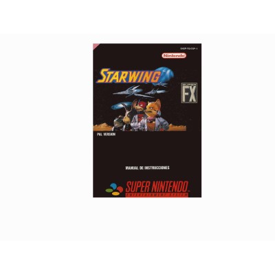MANUAL STARWING SUPER NINTENDO (SNES)