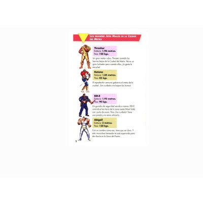 MANUAL FINAL FIGHT SUPER NINTENDO (SNES)