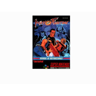 MANUAL ART OF FIGHTING SUPER NINTENDO (SNE