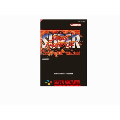 MANUAL SUPER STREET FIGHTER II SUPER NINTENDO (SNES)