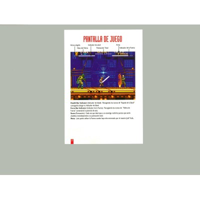 MANUAL SUPER STAR WARS: THE EMPIRE STRIKES BACK SUPER NINTENDO (SNES) P
