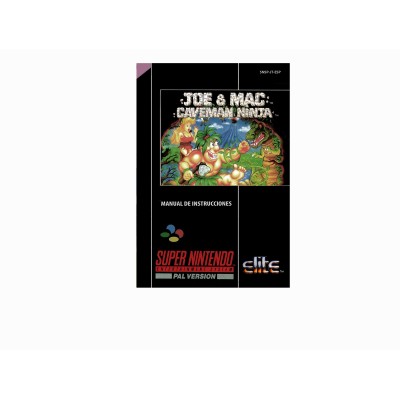 MANUAL JOE & MAC SUPER NINTENDO (SNES)