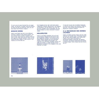 MANUAL MASTER SYSTEM ASTERIX AND THE SECRET MISSION