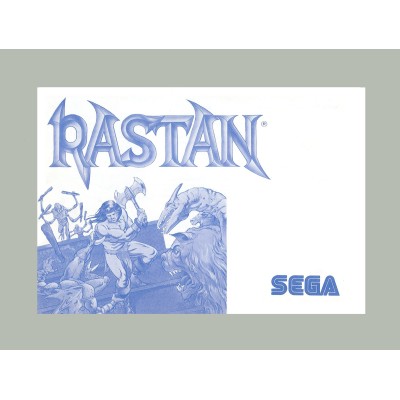 MANUAL MASTER SYSTEM RASTAN