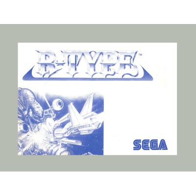 MANUAL MASTER SYSTEM R-TYPE