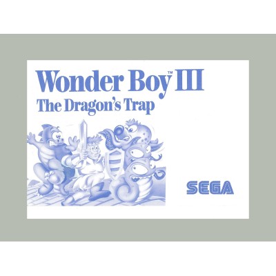 MANUAL MASTER SYSTEM WONDER BOY 3