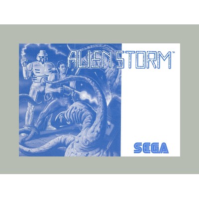 MANUAL MASTER SYSTEM ALIEN STORM