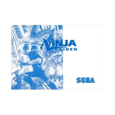 MANUAL MASTER SYSTEM NINJA GAYDEN PAL EUR