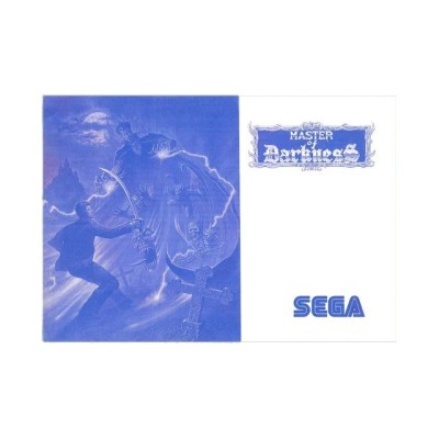 MANUAL MASTER SYSTEM MASTER OF DARKNESS PAL EUR