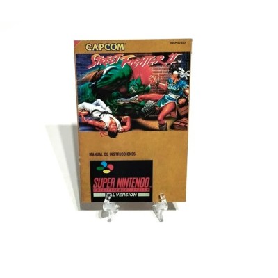 MANUAL SNES STREET FIGHTER 2 PAL ESP
