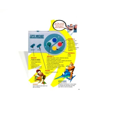 MANUAL SNES DONKEY KONG COUNTRY PAL ESP