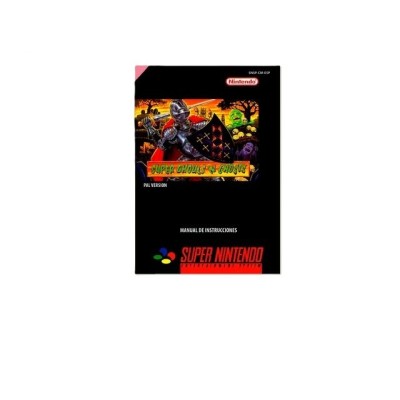 MANUAL SNES SUPER GHOULS'N GHOSTS PAL ESP