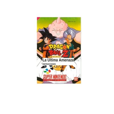 MANUAL SNES DRAGON BALL ULTIME MENACE PAL ESP